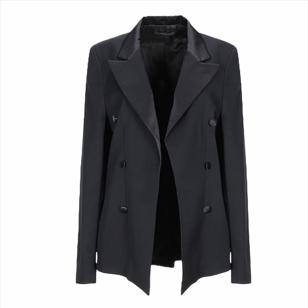 RtA- NWT Black Silk Suit Blazer Jacket